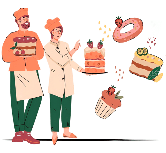 سفارش کیک از Luna Cake