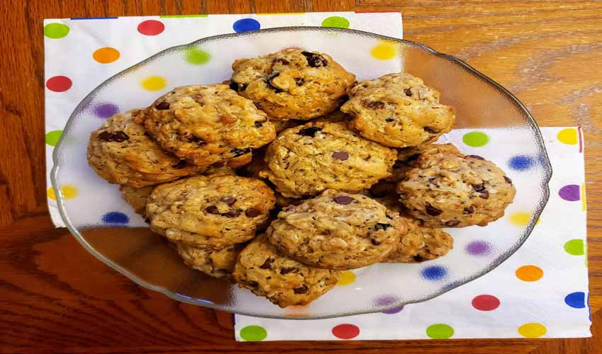 3کوکی رژیمی - دستور پخت رژیمی خوشمزه کوکی جوی دوسر پرک