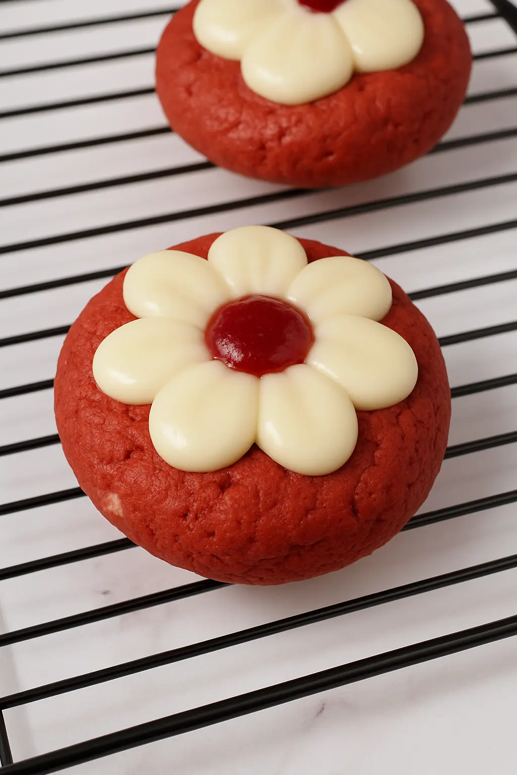 کوکی ردولوت و کرم پنیری - دستور پخت خوشمزه کوکی ردولوت پنیری