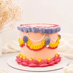 کیک وینتیج شاد